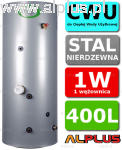 Bojler JOULE Cyclone 400L 1-wężownica 1W nierdzewka wymiennik podgrzewacz CWU Wysyłka GRATIS 