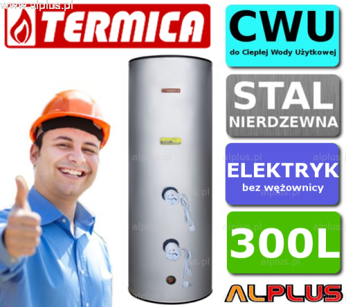 Termica elektryczny ogrzewacz bojler pionowy stojący 300l