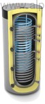 BUFOR higieniczny SPIRO LEMET 1500L z wężownicą nierdzewną 7,5m2 i 2 wężownicami czarnymi, 25.1500-2/7,5 , 2w1 - do magazynowania wody kotłowej i ogrzewania przepływowo wody użytkowej, 1500 litrów, wymiary 222cm x 120/100cm, wysyłka gratis 