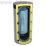 BUFOR higieniczny SPIRO LEMET 1000L z wężownicą nierdzewną do produkcji wody użytkowej 7,5m2 ,  bez wężownicy czarnej, wymiary 209x 100/80cm, wysyłka gratis