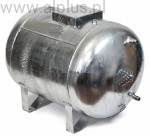 POZIOMY  hydrofor nierdzewny 250L, wymiary 148cm x 52cm, zbiornik hydroforowy ze stali nierdzewnej kwasoodpornej 316L,  250 litrów, opcja platformy pod pompę, wysyłka gratis