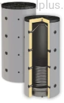Bufor 1500 litrów 1W z 1 wężownicą czarną 3,4m2, OEM BLACK V4 1501, zbiornik akumulacyjny, klasa energetyczna C , możliwość GRZAŁKI POD wężownicą, 1500L (1424L), wymiary z ociepleniem 229cm x 120cm /100cm, wysyłka gratis