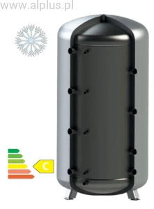 Zbiornik wody lodowej  1000 litrów bez wężownicy, KHT KS-00-1000-GP-KPU, zbiornik akumulacyjny, klasa C , 1000L (843L), wymiary z ociepleniem 195cm x 87cm, wysyłka gratis