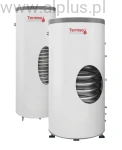 TERMSO 130L 1 wężownica nierdzewny zasobnik stojący, 1W wężownica 0,8m2  bojler 130 litrów , wymiary 125cm x 46cm, kolory, możliwość 2 grzałek, dawniej Chełchowski, Wysyłka gratis
